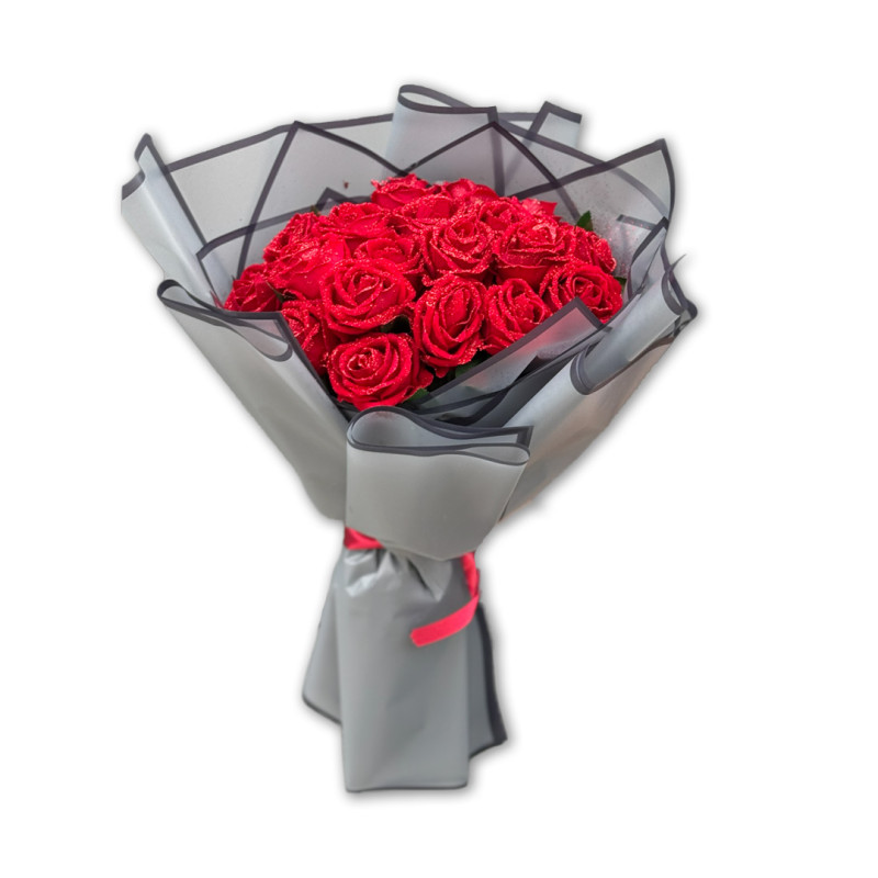 SİMLİ 15 YAPAY KIRMIZI GÜL