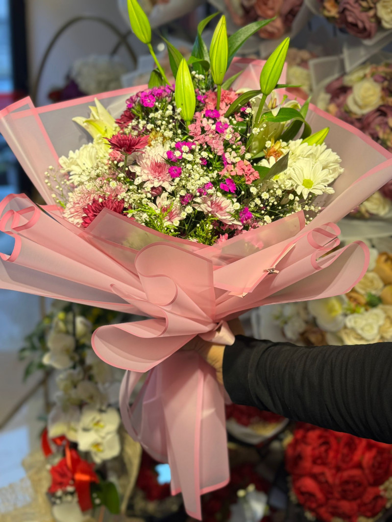 PEMBE KARIŞIK XXL BUKET