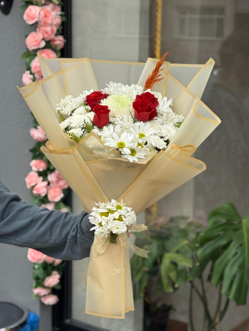 PAPATYA GÜL BUKETİ