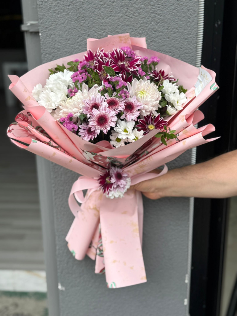 Pembe Papatya Buketi