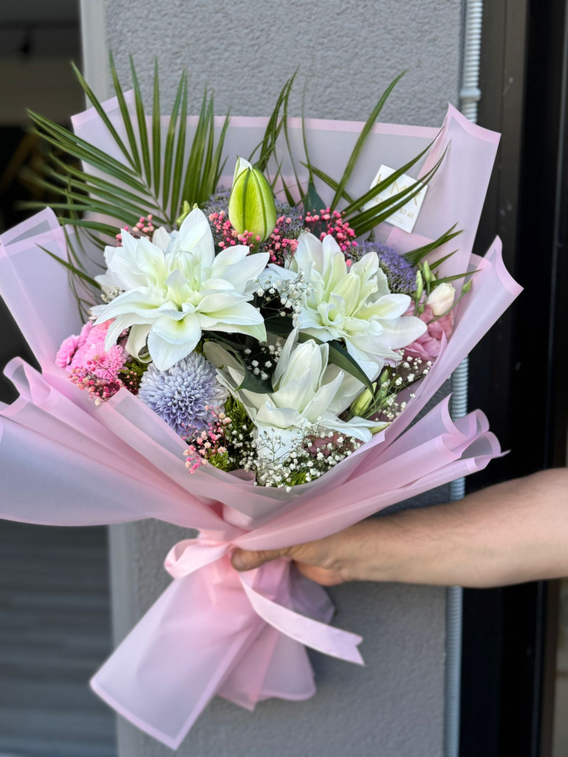 LİLYUM & PAPTYA BUKETİ